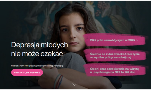 Psychoterapia młodych nie może czekać