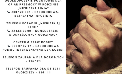 Gdzie szukać pomocy w przypadku przemocy domowej?